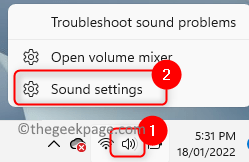 Taskbar Sound Settings Min