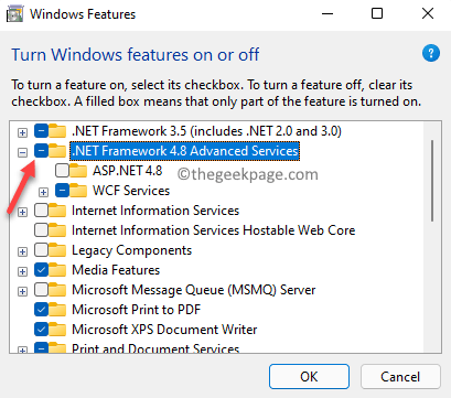 Windows Features Turn Windows Features On Or Off .net Framework 4 Series Check Min