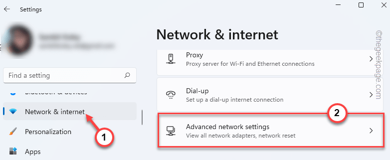 Advanced Network Settings Min