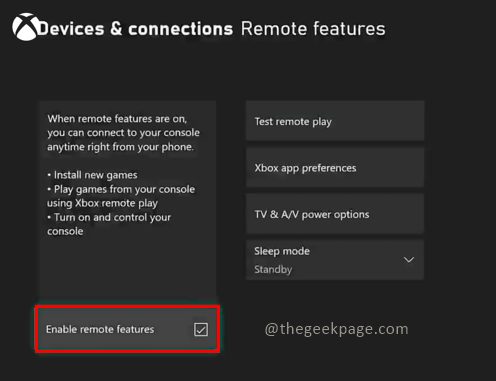 Enable Remote Feature Min