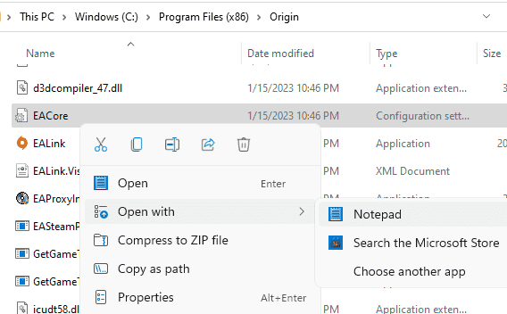 Origin Install Folder Min