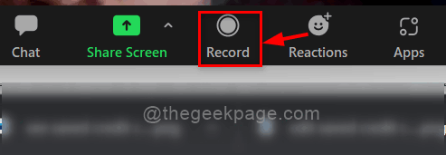 Record Button Zoom 11zon