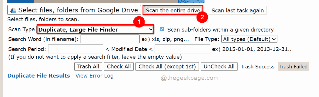 Scan Type Duplicate Files 11zon