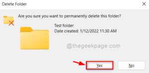 Fix : Cannot Delete a File or Folder in Windows 11