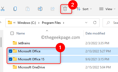 Delete Microsoft Office Folder Program Files Min