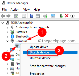 Device Manager Disable Other Camera Device Min