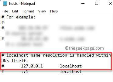 Hosts File Notepad Add Entry Localhost Save Min