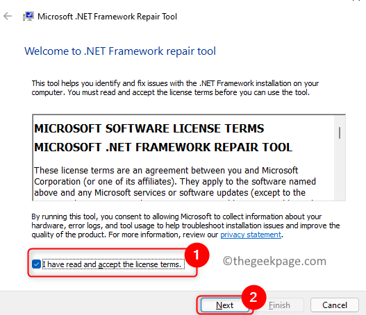 .net Repair Tool Agree Terms Min
