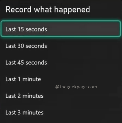 Record What Happened Min