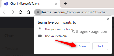 Web Teams Allow Camera Microphone Access Min