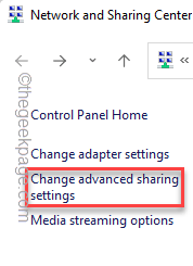 Change Advanced Sharing Min