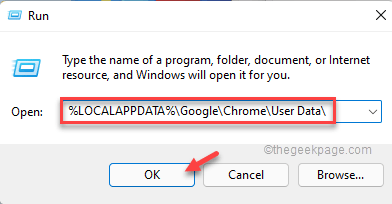 Chrome User Data Run Min