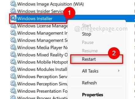 Mulai ulang Penginstal Windows 11zon