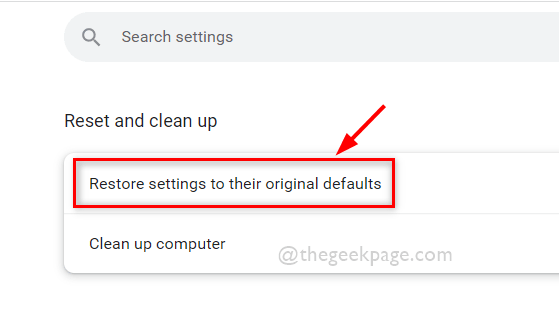 Restore Settings To Their Default Values 11zon