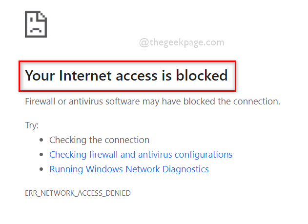 Your Interent Access Is Blocked 11zon
