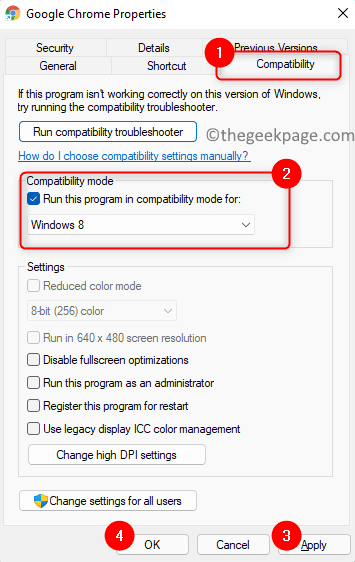 Chrome Compatibility Mode Min