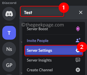 Discord Select Server Settings Min