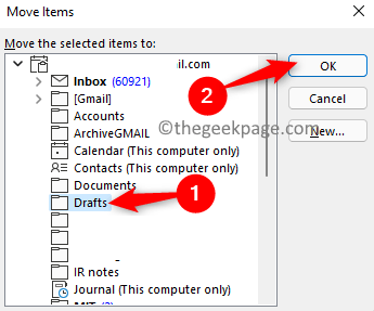 Move To Other Folder Select Folder Min