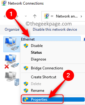Network Connection Ethernet Properties Min