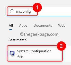 Buka Konfigurasi Sistem Menggunakan Tombol Windows Min