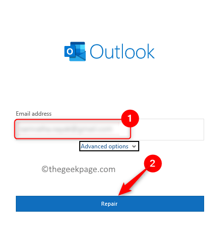 Akun Email Perbaikan Outlook Min
