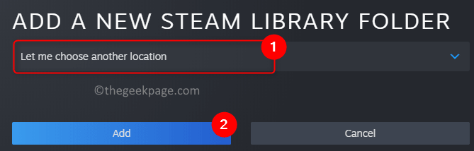 Steam Storage Manager Add New Library Folder Select Add Min