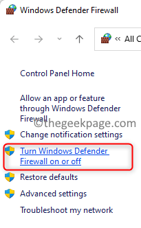 Windows Defender Firewall Select Turn On Or Off Min