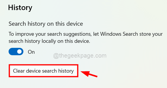 Clear Device Search History 11zon