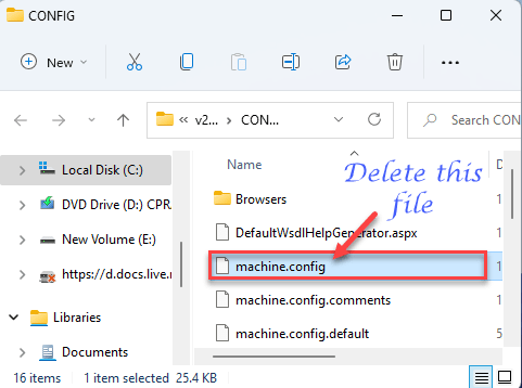 Delete Config File Min