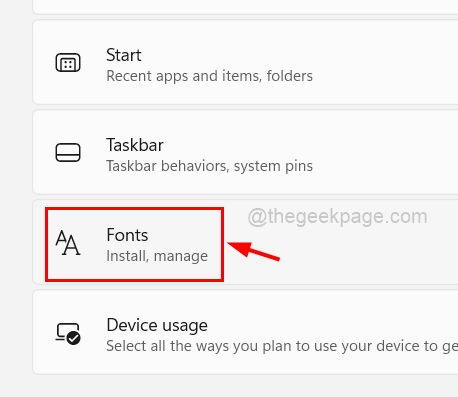 Fonts Options In Personalize 11zon