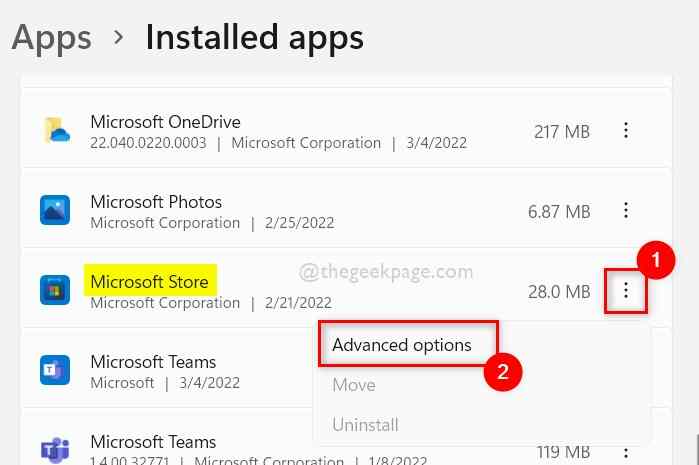 Microsoft Store Advanced Options 11zon