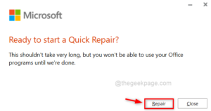 Fix: MS Office Error "The application was unable to start correctly ...