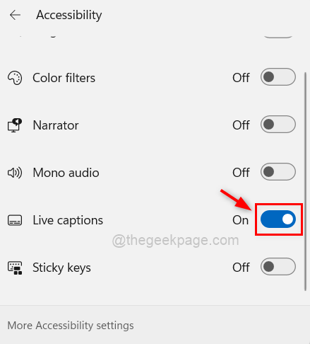 Turn On Accessibility From Action Center 11zon