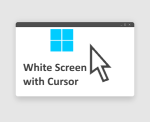 white screen cursor min