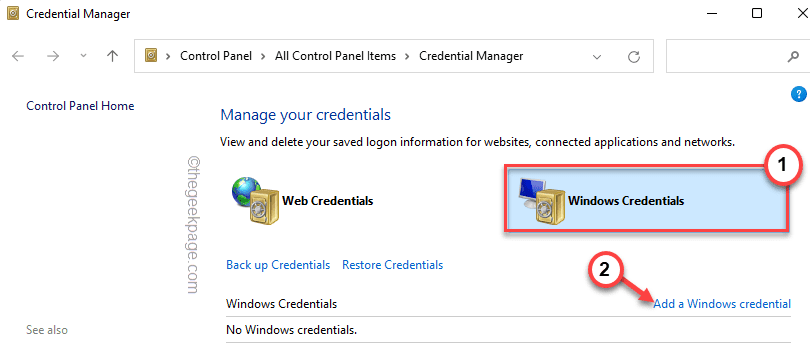 Windows Credentials Min