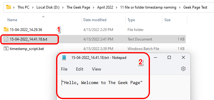 11 File Created Min