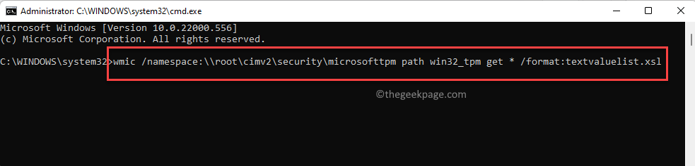 Command Prompt (admin) Run Command To Check If Tpm Enabled Enter