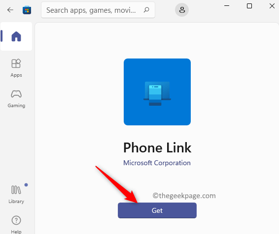 Microsoft Store Phone Link Min