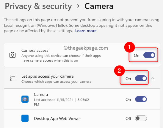 Privacy Security Allow Camera Access Min