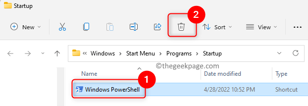 Windows Startup Folder Powershell Delete Min