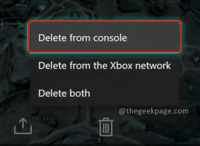 Delete From This Console Min