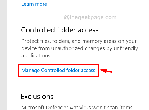 Manage Controlled Folder Access 11zon
