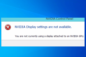 Nvidia Display Settings Min