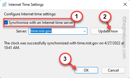 Update Time Server Min