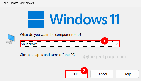 Windows Classic Dialog Shutdown 11zon