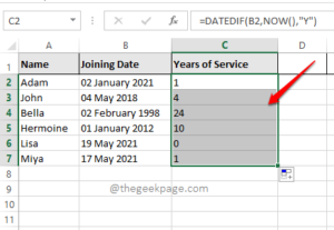 How to Find the Difference Between two Dates in Microsoft Excel
