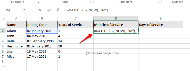 6 Months Of Service Min
