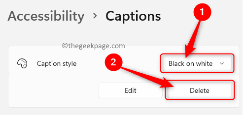 Accessibility Delete Caption Style Min