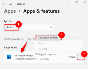 Apps Features Photos App Advanced Options Min