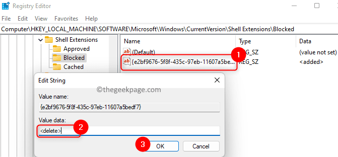 Blocked Key New String Modify Delete Default File Explorer Windows 11 Min